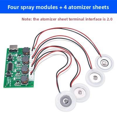 four-spray humidifier module, humidifier control board, atomizer drive board