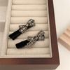 New Rhinestone Bow Hair Clips 6 Cm Hair Pin Curl Clips No Bending Hair Clips for Hair Styling Make-Up Girls Hair Styling DIY