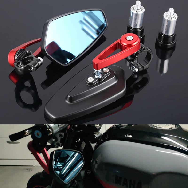 

Мотоциклетное зеркало на конце руля, боковые зеркала заднего вида для KAWASAKI Vulcan S 650 Vn 800 Z750 Ninja 400 Zx10R 2016 Zzr золотой