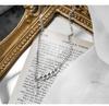 Stylish Women's Hip Hop Choker Necklace - Trendy Clavicle Chain with Cross Design