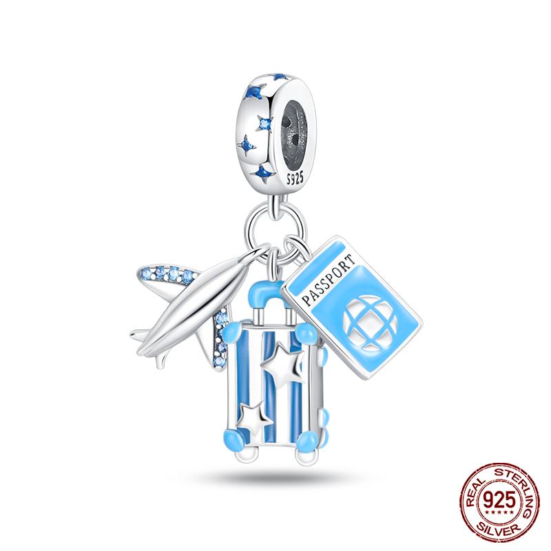 Original 925 Prata Esterlina Cor Mágica Camaleão Luminoso Série Charme Contas Adequado Ajuste Pulseira DIY Jóias Presentes