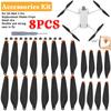 8pcs/16pcs Propellers For DJI Mini 3 Pro Drone Low-Noise Quick-Release Blades Props PC Orange Edge/Silver Edge Lightweight Drone