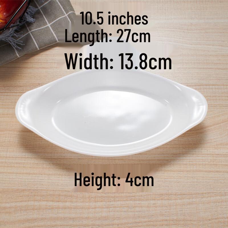 Qianxing Pure White Ceramic Dinner Plate