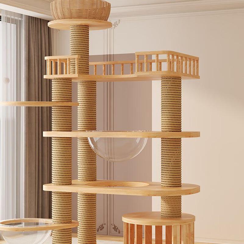 Ziban Home Giant Cat Tree with Condo & Scratching Post