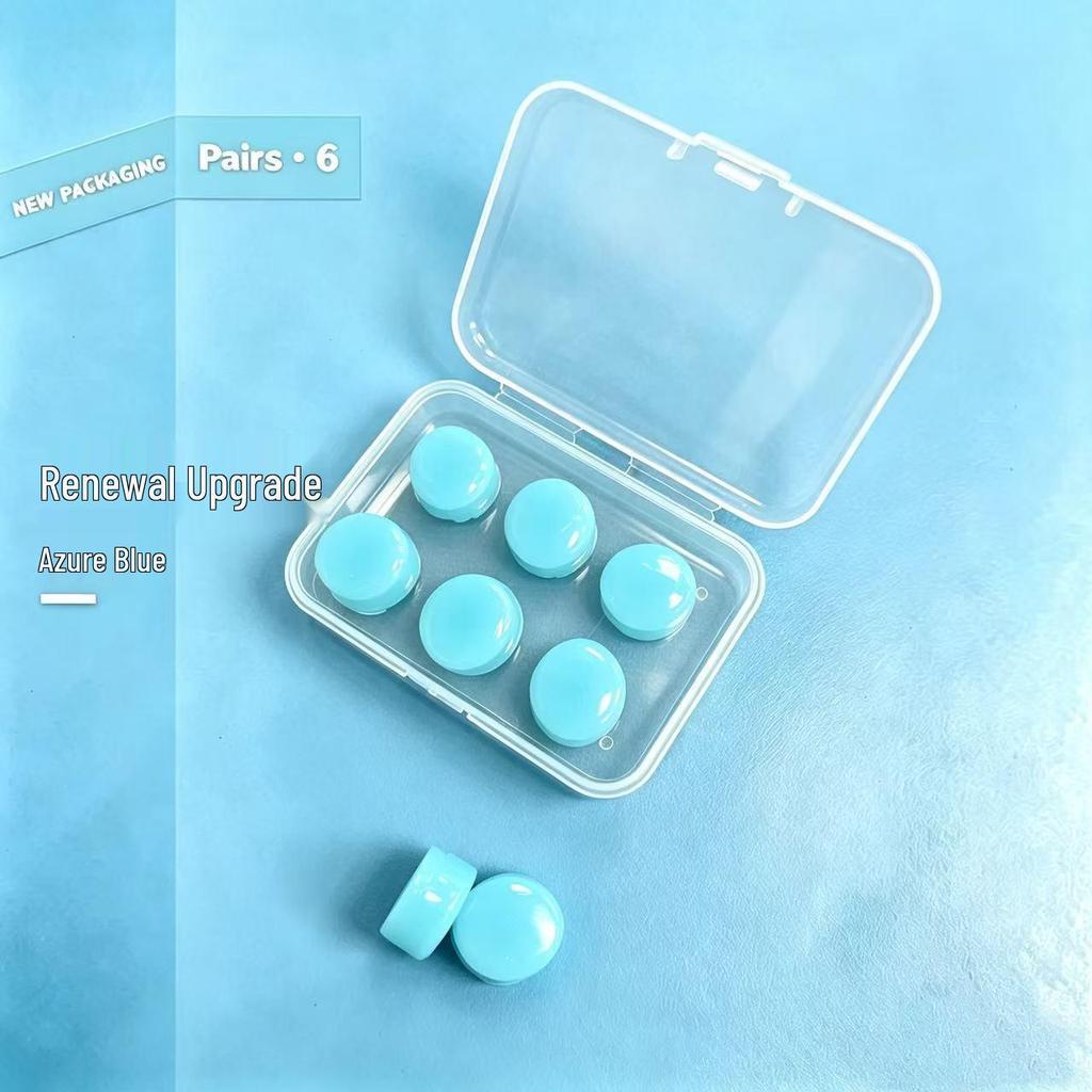 Multi-Purpose Silicone Earplugs: Waterproof Noise-Cancelling for Swimming, Sleeping, Studying, and Working.