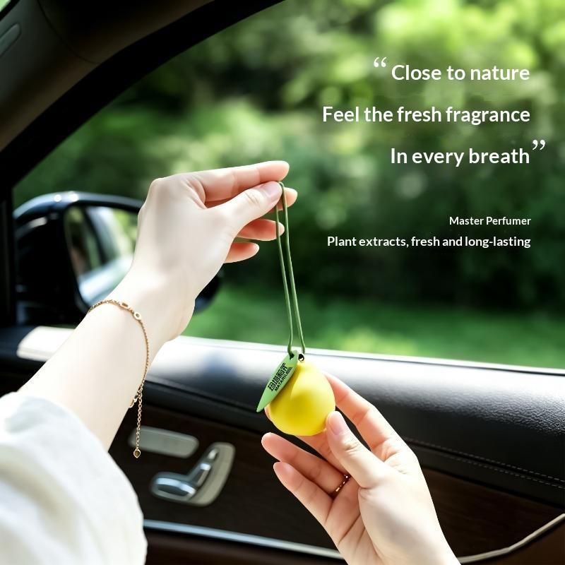 Car Hanging Air Freshener Soft Pomelo Scent No Residue Odor Remover for Car Styling Bedroom Closet