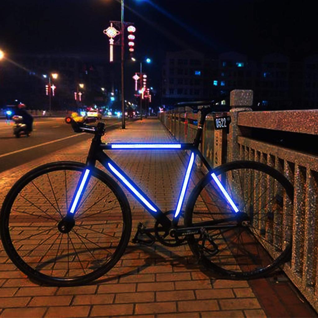 TOMALL 90cm Strong Reflective Stripe Sticker High Intensity Night Visibility Reflective Decal Universal Safety
