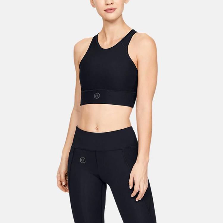Under Armour Ua Rush Training Sports Bra - Medium Intensity Women Underwear Black 1332483-001
