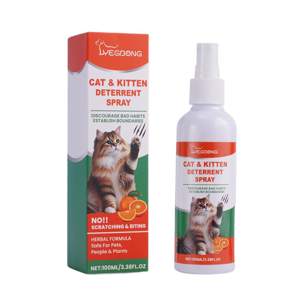 100ml Katzenspray zur Abwehr natürliche Botanicals sanfte Inhaltsstoffe Hält Haustiere davon ab, Fellwunden zu lecken und zu kauen Kratzschutz