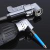 Angle Driver, 105 Degree Right Angle Drill Adapter, Right Angle Drill Attachment, Angle Driver for Drill, Corner Tool Screw Hub with Multi-Function