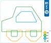 KUMON PUBLISHING Wagomu Pattern Board RB-11 Educational Toy for Ages 3 and Up