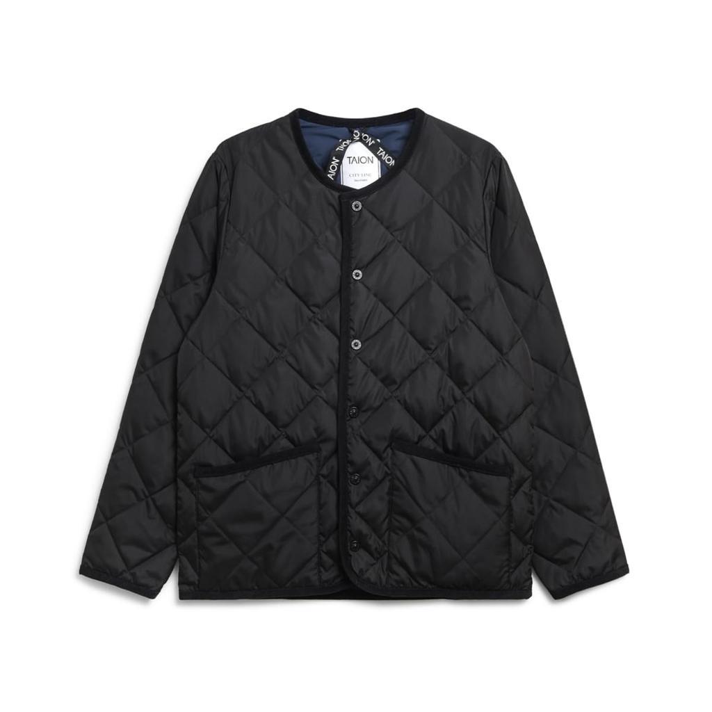 Taion Down Cardigan 104CI Black