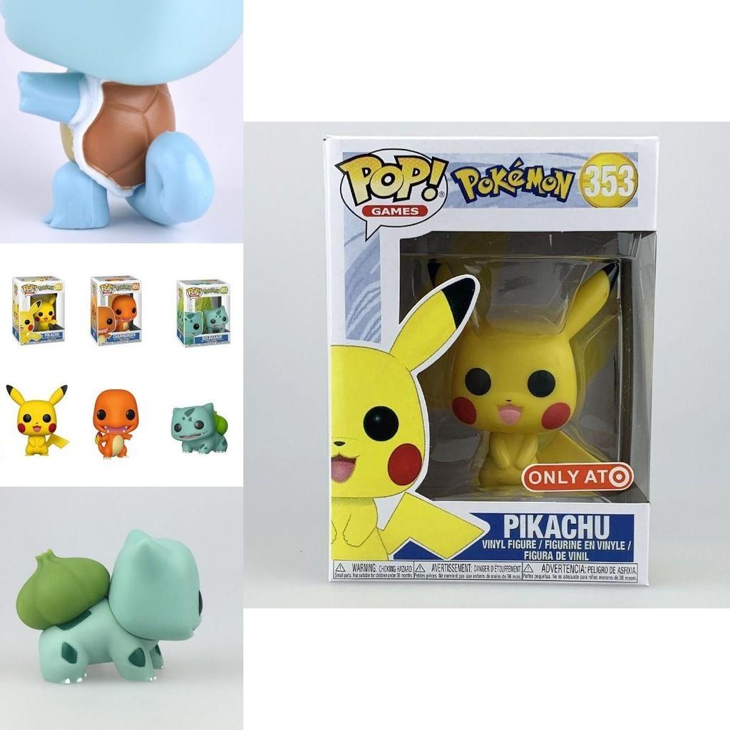 Authentic Pop Pokemon Action Figure Pikachu Bulbasaur Charmander Squirtle For Kids