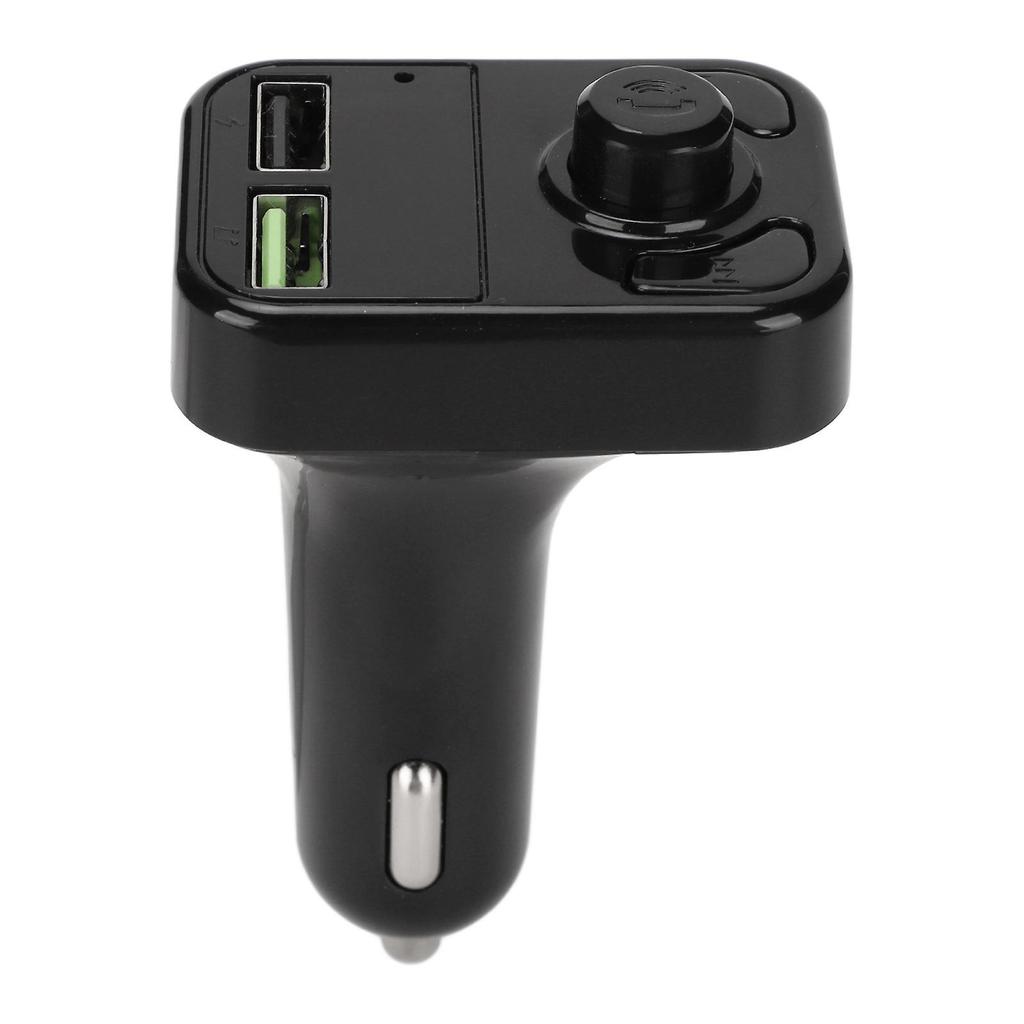 FM Transmitter Car Adapter Automatic Power Off Memory Colorful Ambient Light USB Charging Car Charger for Automobile X3S