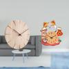 Creative Silent Clock Non Ticking Decorative Hanging Gift for Restaurant Office Kids Children