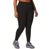 Pocketed Plus-size Fleece-lined Leggings for Women Outerwear Autumn/winter Style High-waisted Black Winter Fleece-lined Yoga Pants