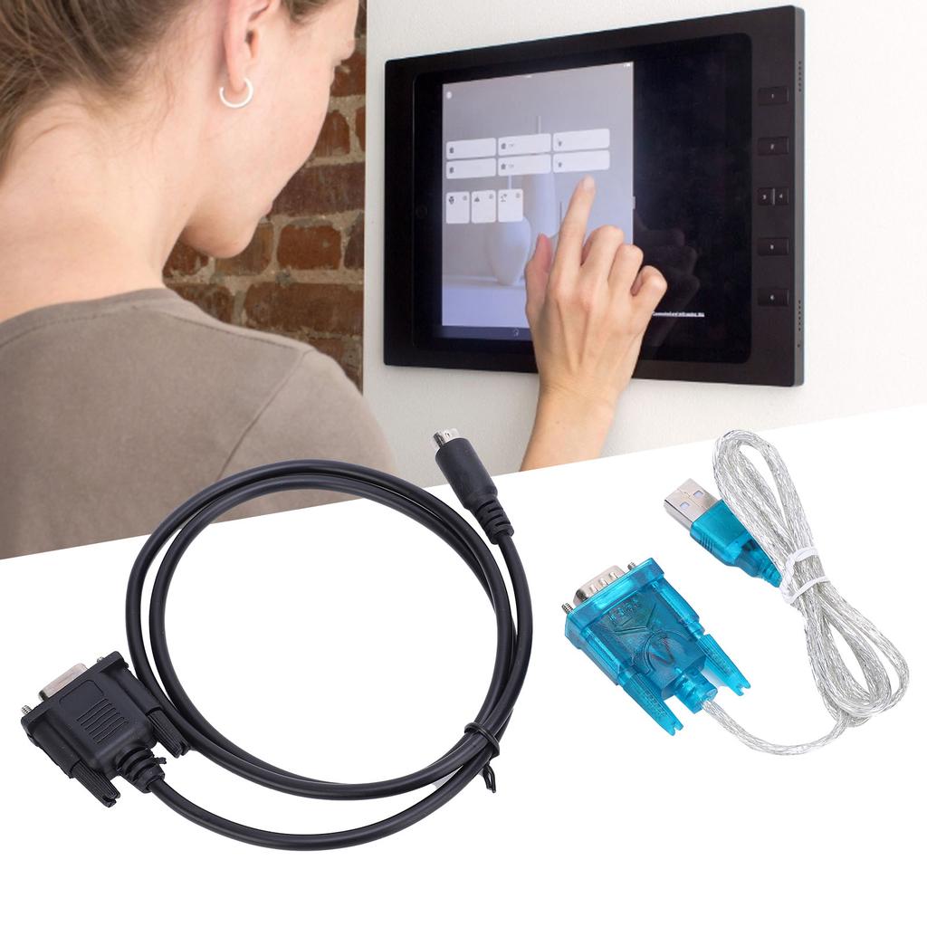 Adapterkabel USB auf 232 Kabel SPS Kommunikationskabel MD8 Rundstecker Dediziert Schwarz