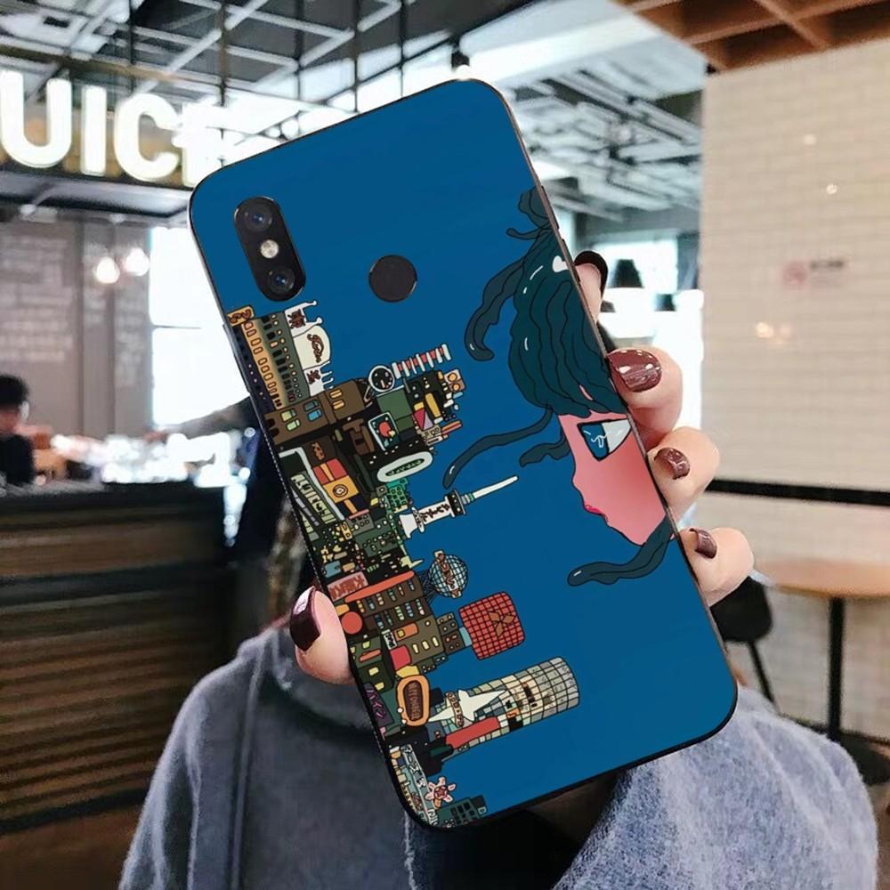 Aya Takano Phone Case For Xiaomi Mi 5X 8 9 10 11 12 Lite Pro 10T PocoX3pro PocoM3 Note 10 Pro Lite