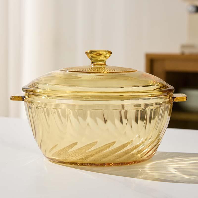 Cilock Microwave-Safe Heat-Resistant Glass Steaming Bowl
