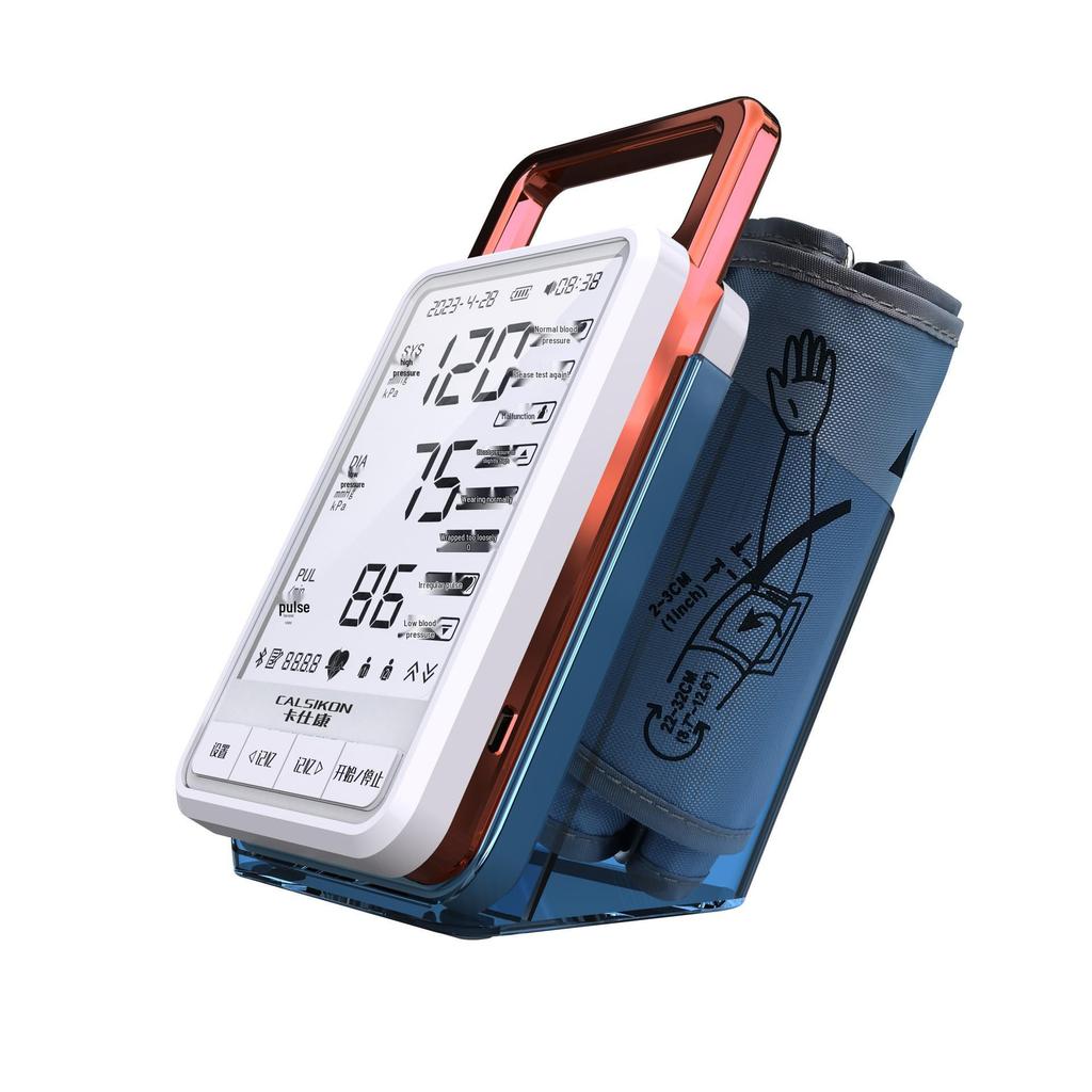 Wrist Blood Pressure Monitor for Home Use - Elderly Friendly, Rechargeable, Voice-Activated