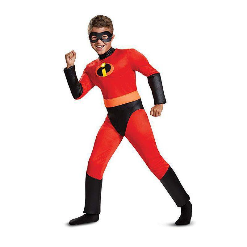 

Superman Story 2Cosplay Clothes Tight Jumpsuit Halloween Performance Wear Stage Costume Children s Men (One-Piece Suit and Eye Mask) XL