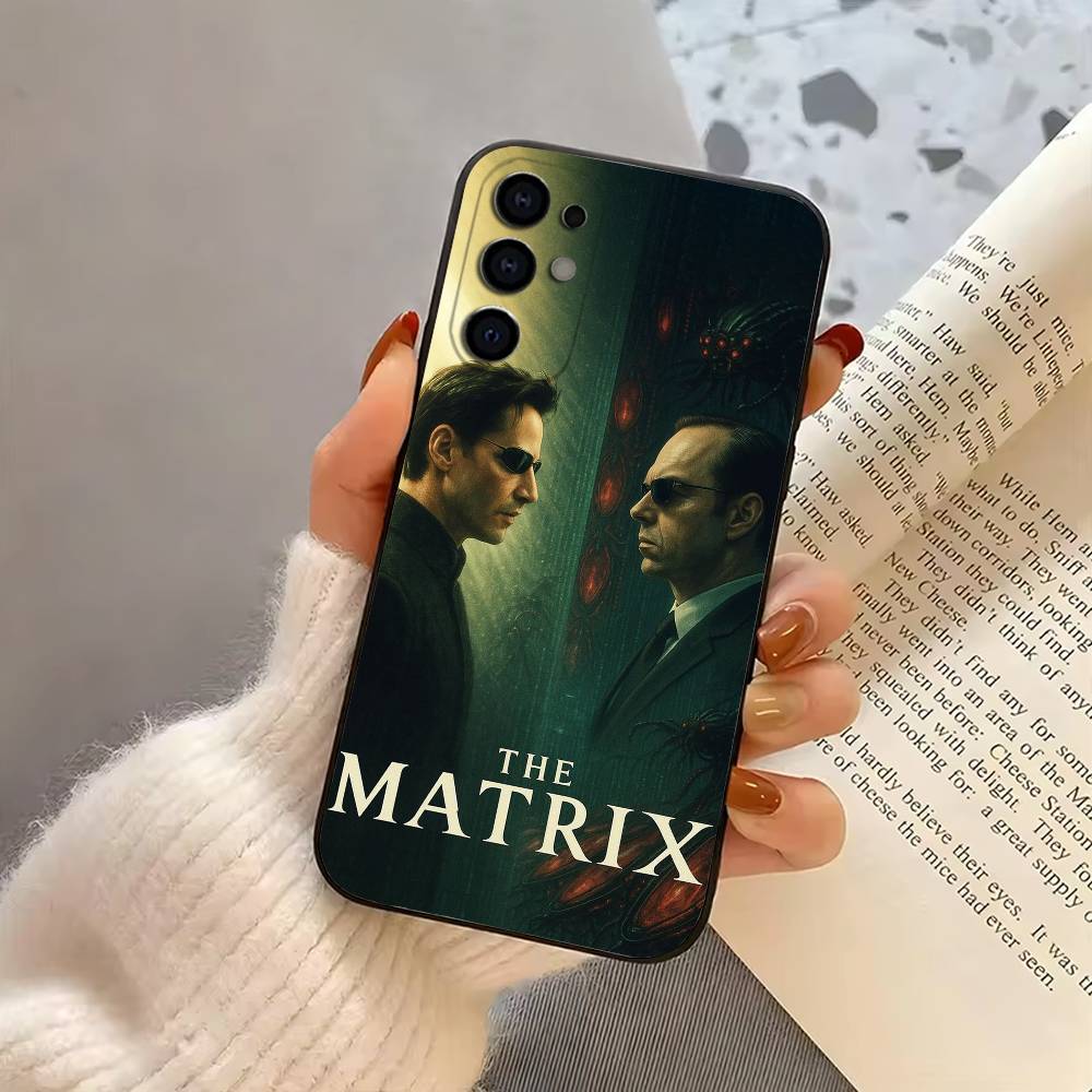 H-Hacker T-The M-Matrix-TM Phone Case Black Silicone Soft For Samsung S25,S24,S21,S22,S23,S30,Ultra,S20,Plus,Fe,Lite