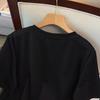 2026 Summer Plus Size Women's Solid Color Slimming Short Sleeve Top - Round Neck, Loose Fit