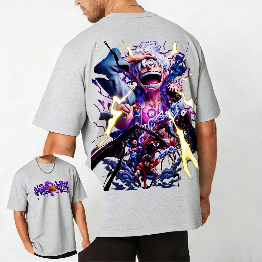 One Piece Luffy Anime Grafik T-Shirt Herren Damen Kurzarm Tee 2026 Sommer Mode Streetwear Lässig Harajuku Y2k Oberteile