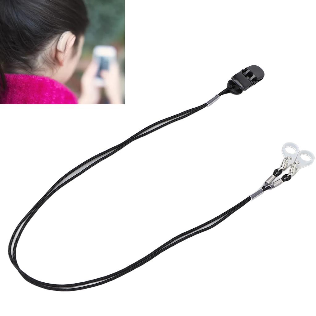 Hörgeräte-Clip Nylonschnur Elastische Ringe Verhindern Verlorene Hörgeräte Fixierungsband Cliphalter Für Senioren