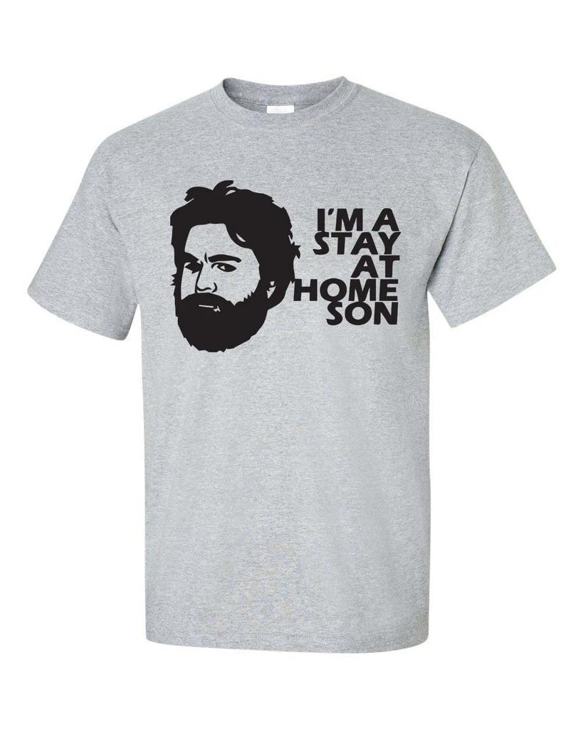Sono un Figlio Casalingo Alan Hangover Film Maglietta Divertente