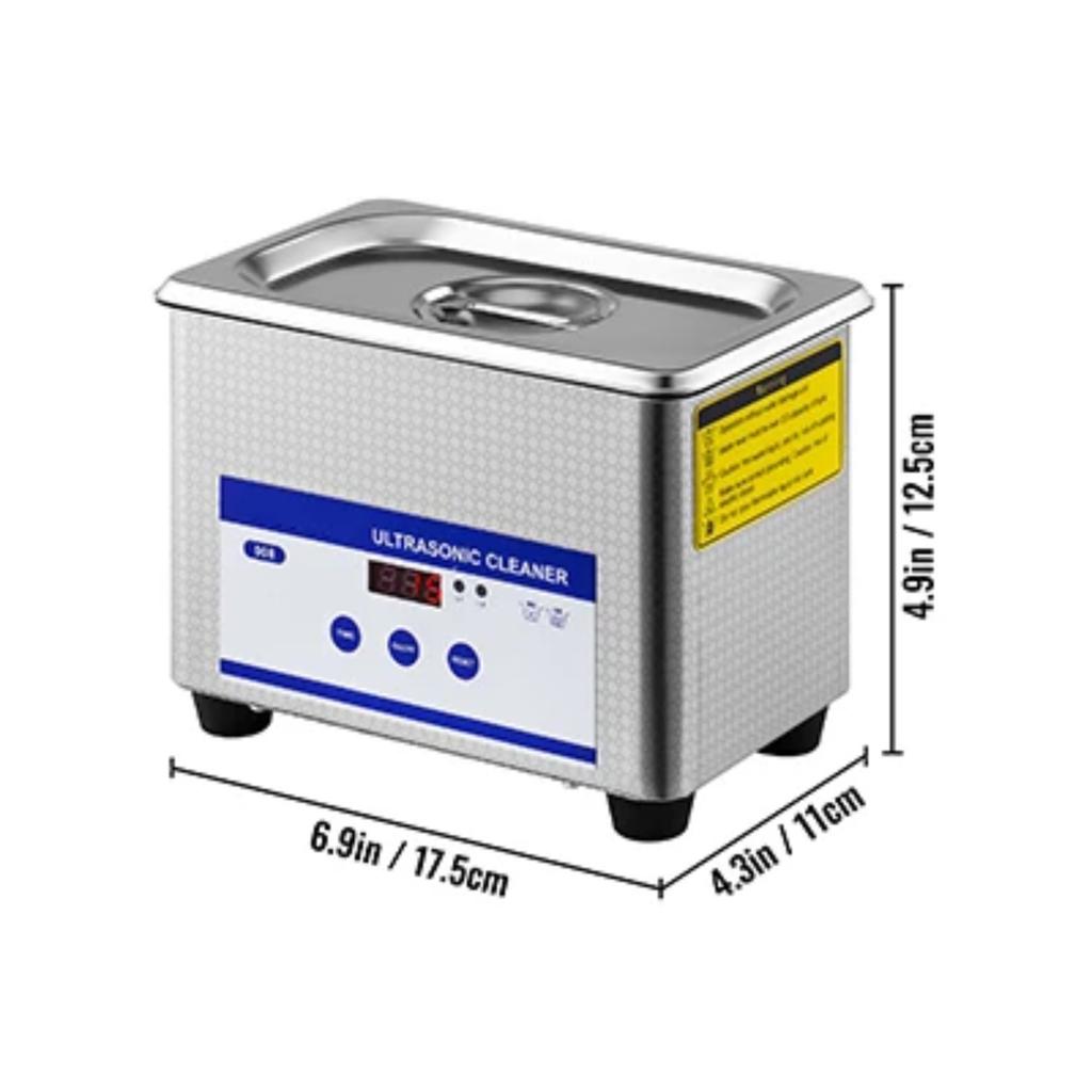 800ml Pulitore a Ultrasuoni Portatile Macchina per Lavare 35W Mini Lava-Piatti Bagno a Ultrasuoni Elettrodomestico Sonico per la Casa
