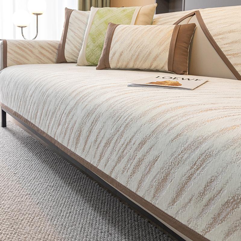 New Style Sofa Cushion Four Seasons Universal Simple Modern Non-slip Chenille Little Fresh Sofa Cushion Color Soft Sofa Cover