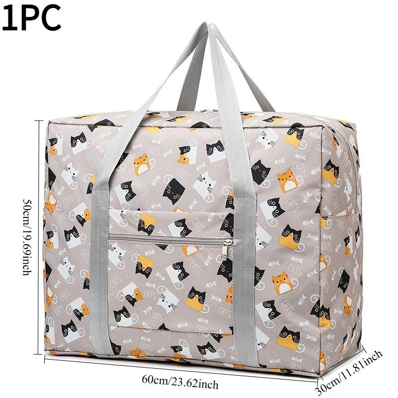 1PC Large Capacity Clothes Storage Bag Folding Travel Storage Bag Quilt Storage Bag Hand Luggage Bag Short Travel Bag