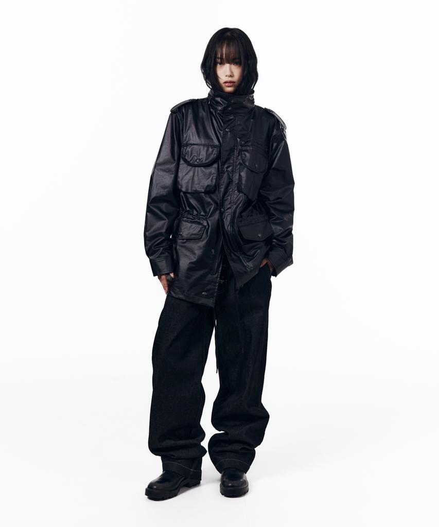 AAKAM Coated Field Jacket (Black)