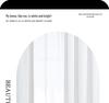 Phantom Anti-Cat Claw Light-Transmitting White Curtain for Bedroom Partition