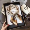 Elegant Silk-Style Square Scarf: Fashionable, Professional Decorative Shawl for Women