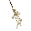 Phone Lanyard Wrist Strap Orchid Charm Keychain Detachable Phone Charm Antilost Cellphone Hangings Cord for Bag Purse