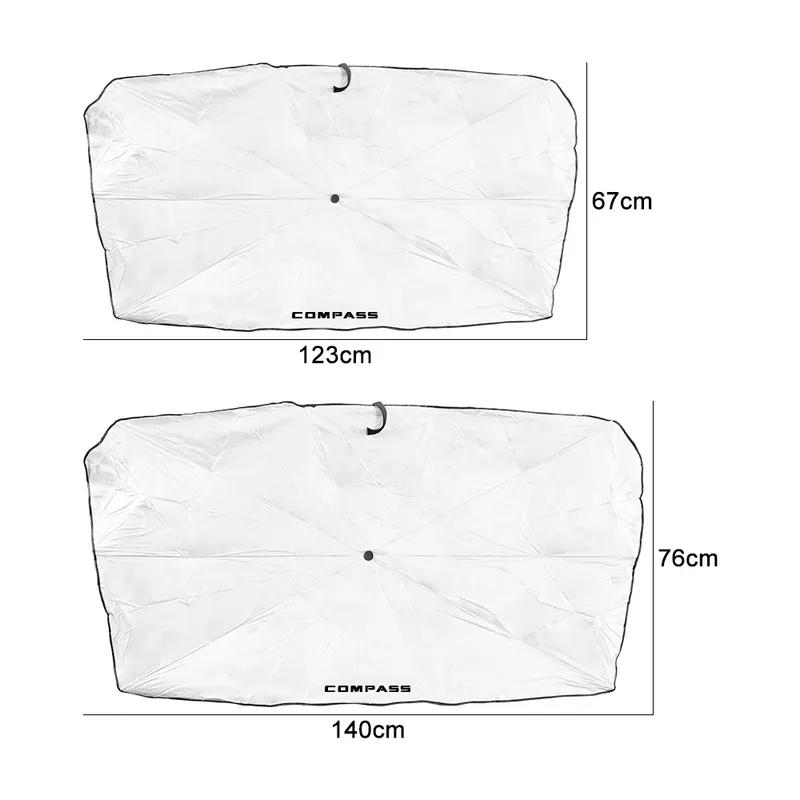 Car Windshield Sunshade Umbrella Parasol Windscreen Cover Auto Accessories For Jeep Compass Trailhawk Limited 4x4 MK49 MP SUV