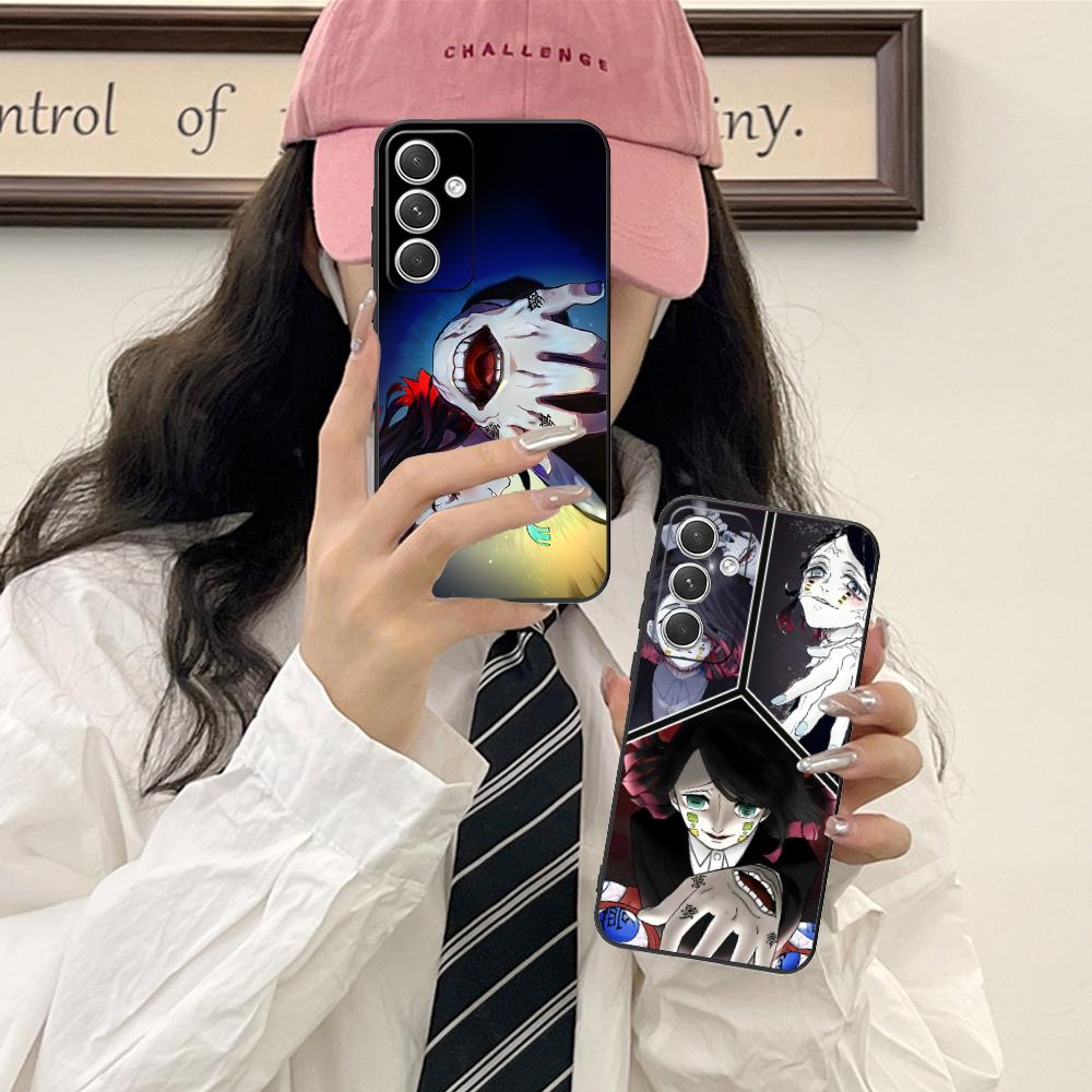 Demon Slayer Enmu Tamio Phone Case for Samsung Galaxy S25 S24 S23 S22 S21 S20 Note20 Plus FE Ultra Colour Printing Cover Pretty