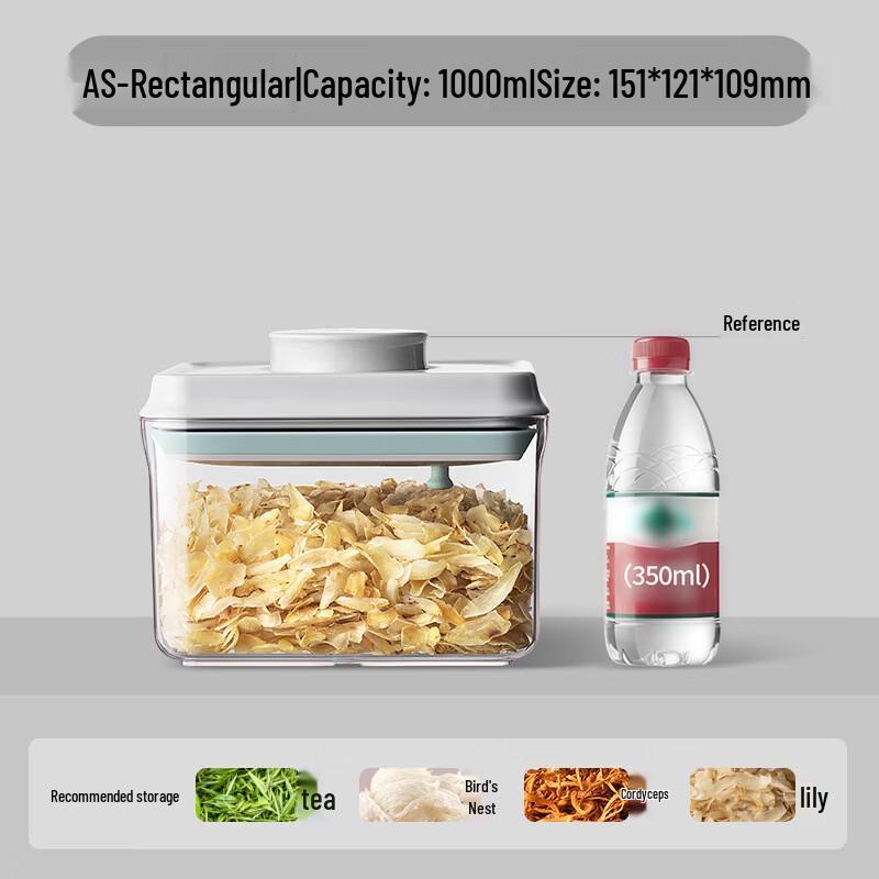

Прямоугольный контейнер для хранения продуктов Ru Han Home