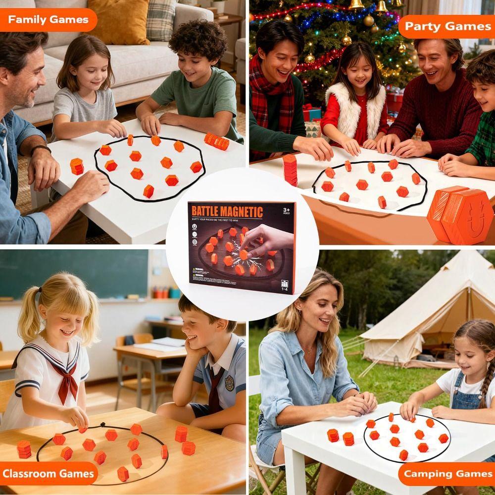 Multiplayer Stone Board Game Set Develop The Mind Magnetic Strategy Games Teens Adults