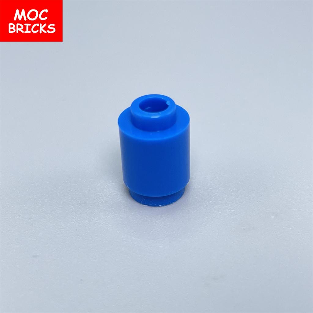 10pcs MOC Bricks Round Brick 1x1 Transparent Clear 3062 18860 30068 Educational Building Blocks Toys Kids Gifts