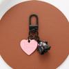 Halloween Cute Ghost Key Chain Cartoon Doll Pendant Love Key Ring Backpack Charms Car Decoration Bag Accessories