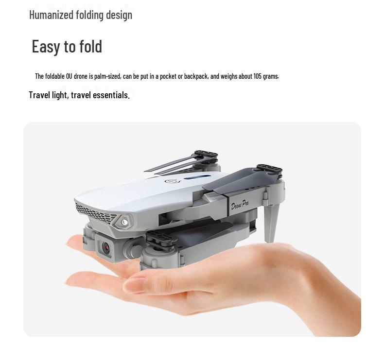Cross-border E88PRO K3 E99 Drone: 4K HD Dual-Camera Quadcopter for Aerial Photography E525