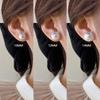 Silver Color 6/8/10/12/14MM Bread Pearls Stud Earrings For Women Classic Fine Jewelry Light Luxury Accessories