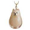 Dog Shape Dog Hair Storage Box Hair Grooming Puppy Pendants Pet Hair Keychain  Jewelry Gift
