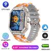 Military Smart Watch for Men with GPS Compass GPT Voice Assistant Smartwatch with LED Flashlight Bluetooth Call Fitness Tracker for Android & iOS