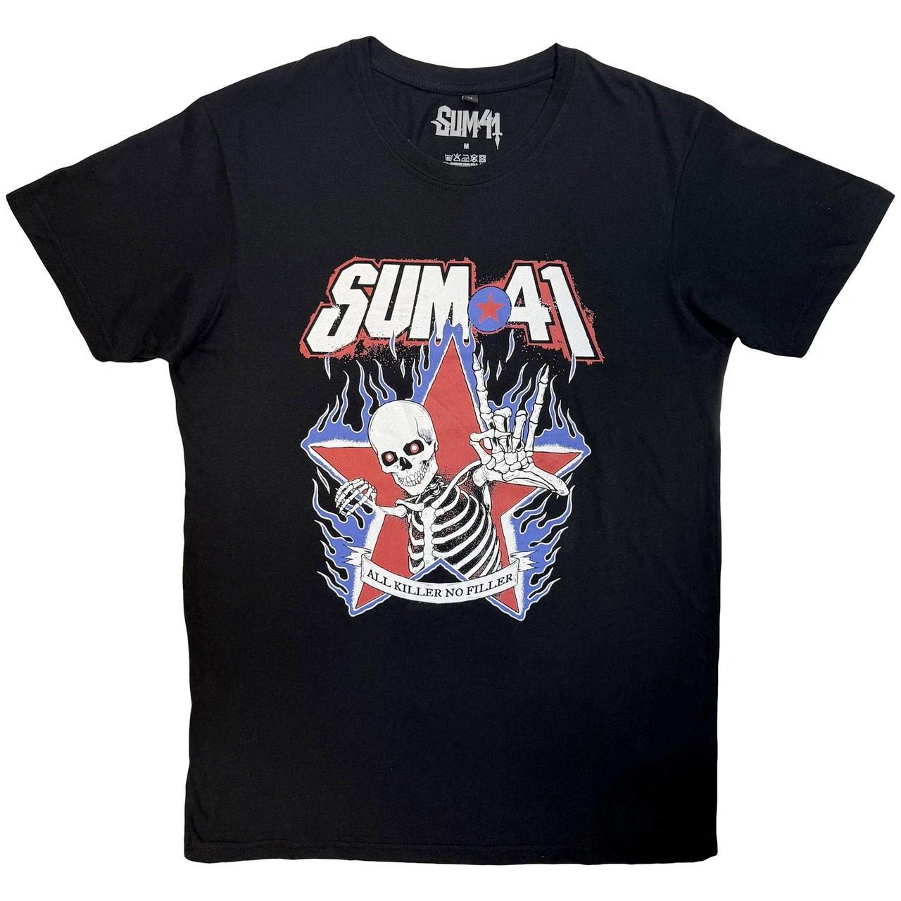 Sum 41 - All Killer No Filler Skeleton - Black Carbon t-shirt XL