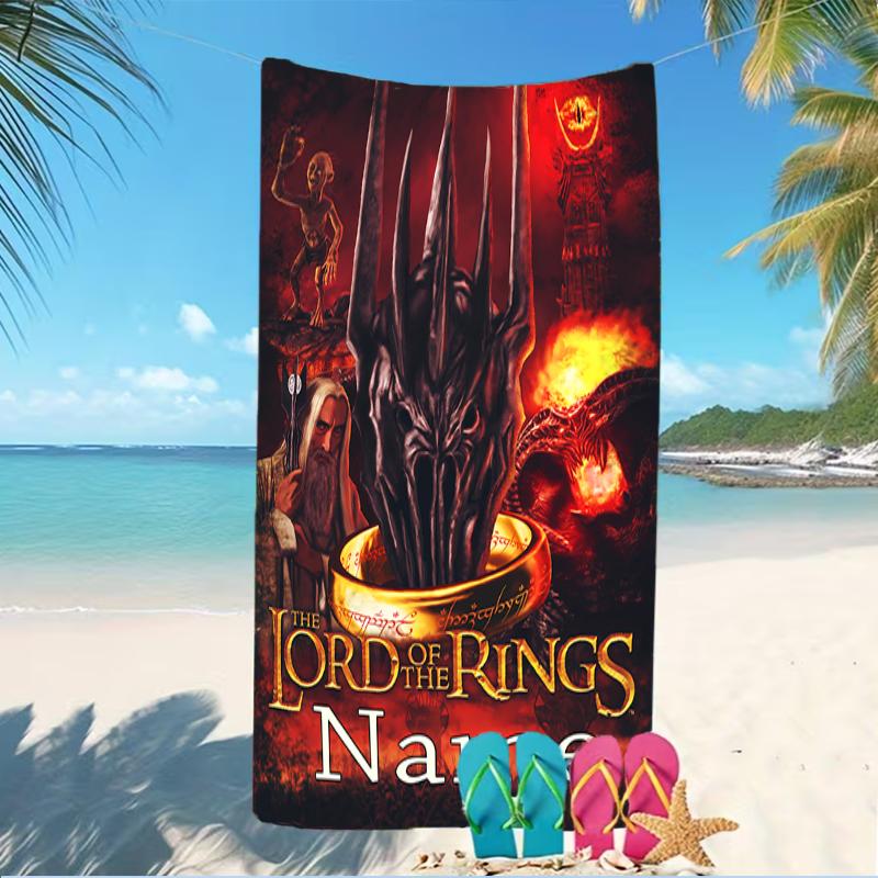 Customizable Personalized Beach Towels The Fellowship of the Ring Themed designs.Suitable for the Beach, Yoga, Sports;ideal As Beach Accessories
