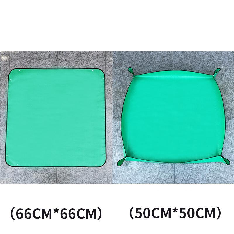 

Flower Pots Transplanting Mats Gardening Planting Mat Pe Plant Repotting Mat Foldable Waterproof Gardening Potting Pad Set
